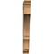 Ekena Millwork Balboa Traditional Rough Sawn Bracket, Western Red Cedar, 4"W x 32"D x 36"H BKT04X32X36BOA01RWR - alternate 3